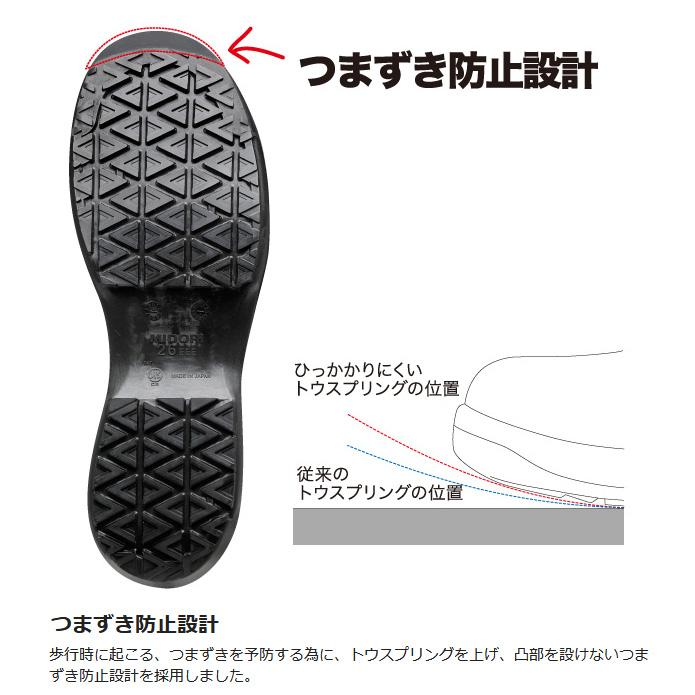 ミドリ安全 超耐滑底安全靴 ハイグリップセフティ・中編上靴 HGS520