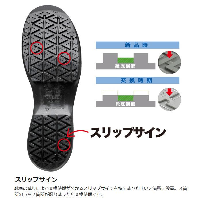 ミドリ安全 超耐滑底安全靴 ハイグリップセフティ・中編上靴 HGS520