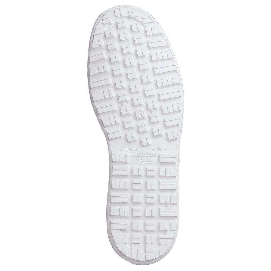 ミドリ安全 男女兼用 静電耐滑作業靴 エレパス303 ホワイト 22.0〜28.0 店  通販 