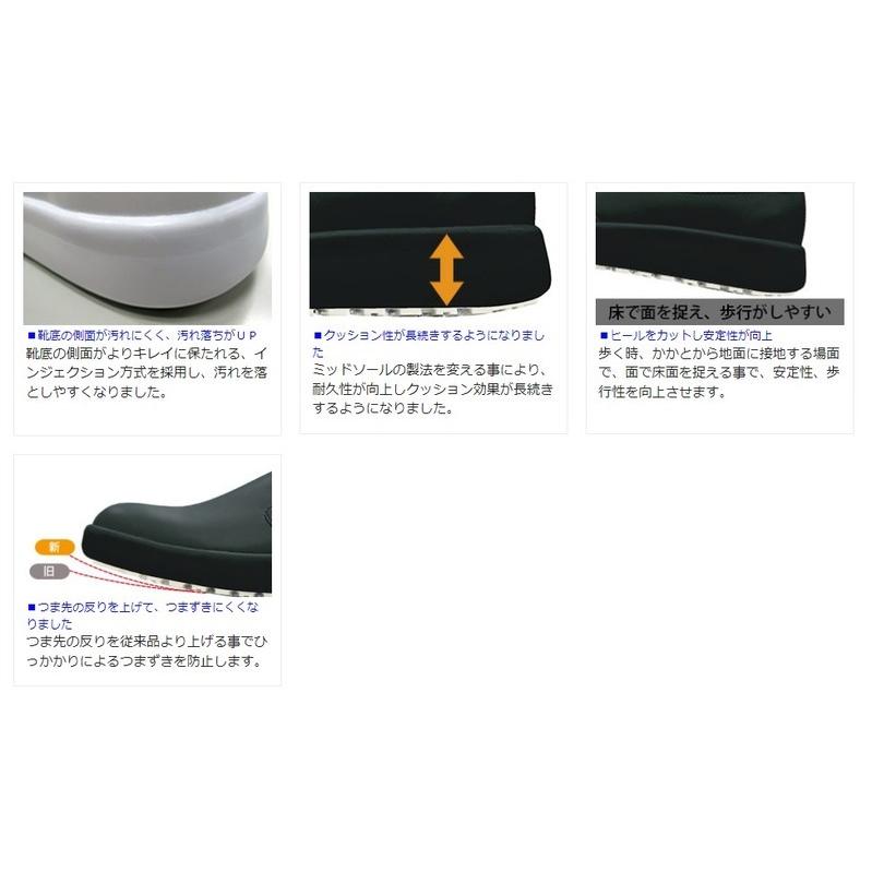 ミドリ安全 超耐滑軽量作業靴 ハイグリップ H-700N ホワイト ブラック 29.0〜31.0ｃｍ｜midorianzen-com｜03
