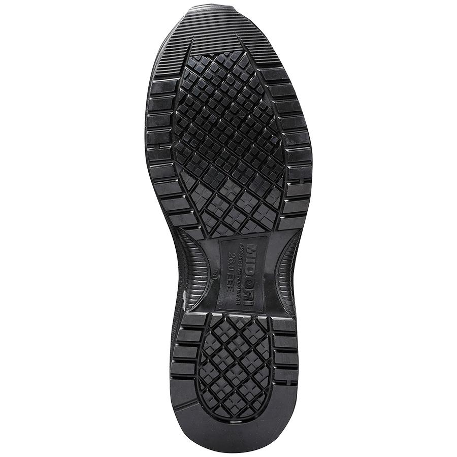 ミドリ安全 超軽量耐滑作業靴 WL-115 バンドタイプ ブラック/ブルー