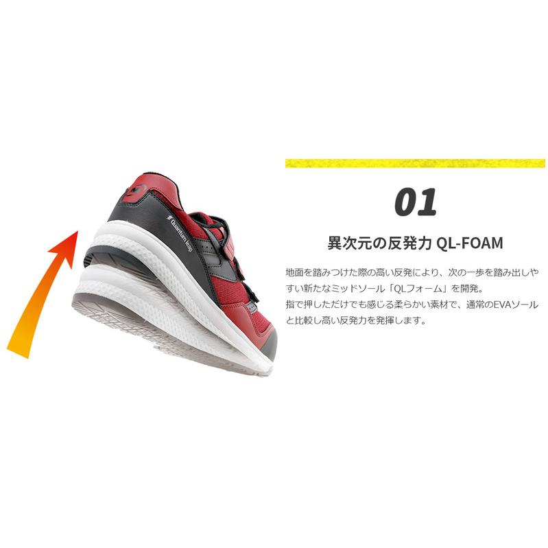 ミドリ安全 高反発作業靴 Quantum leap クワンタムリープ QL-15 静電