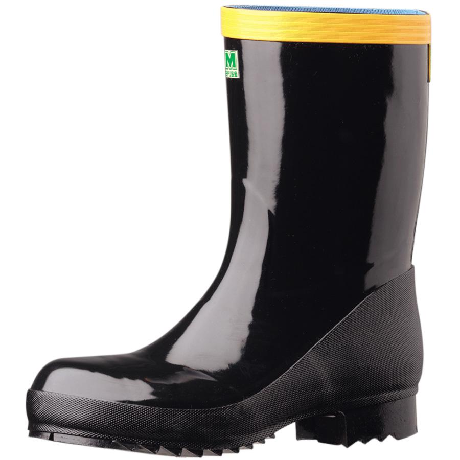 ミドリ安全 静電安全長靴 先芯入り 921T静電 ブラック 大サイズ 28.5