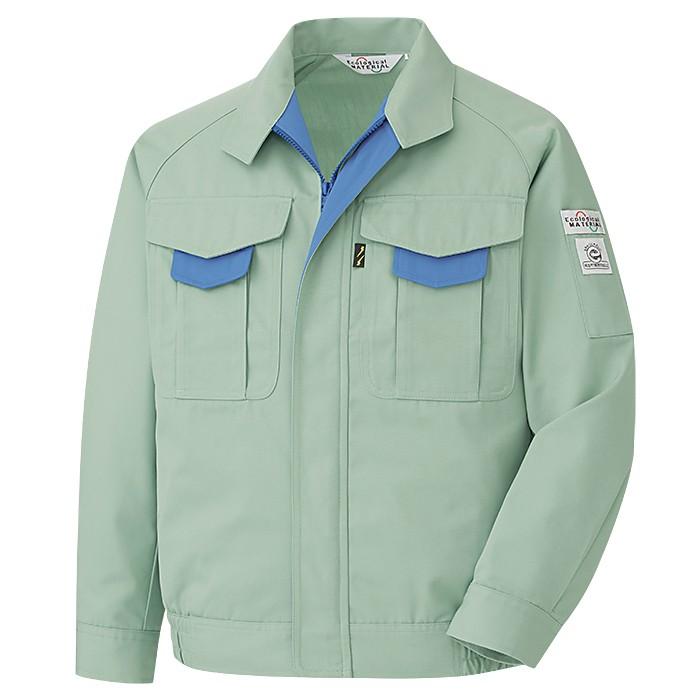 ミドリ安全 ブルゾン RC196 上 グリーン 作業着 作業服 ミドリ安全 ブルゾン RC196 上 グリーン 作業着 作業服 : ミドリ安全