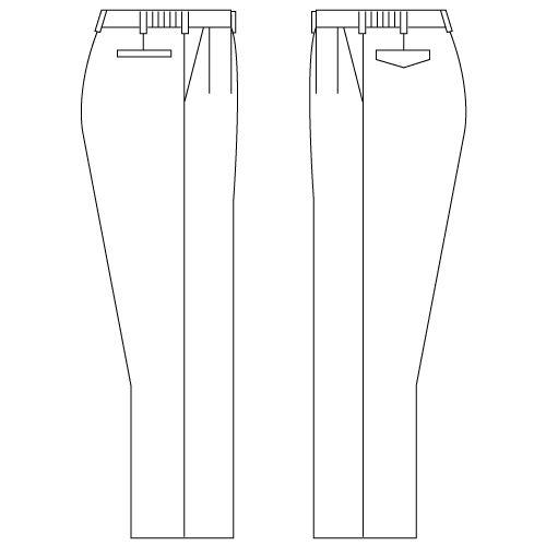 ミドリ安全 スラックス RC190 下 アイボリー 作業着 作業服 : ミドリ