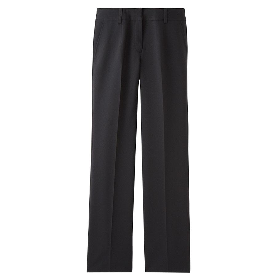 ミドリ安全 作業服 秋冬 レディスパンツ L600下 ブラック 7〜17号