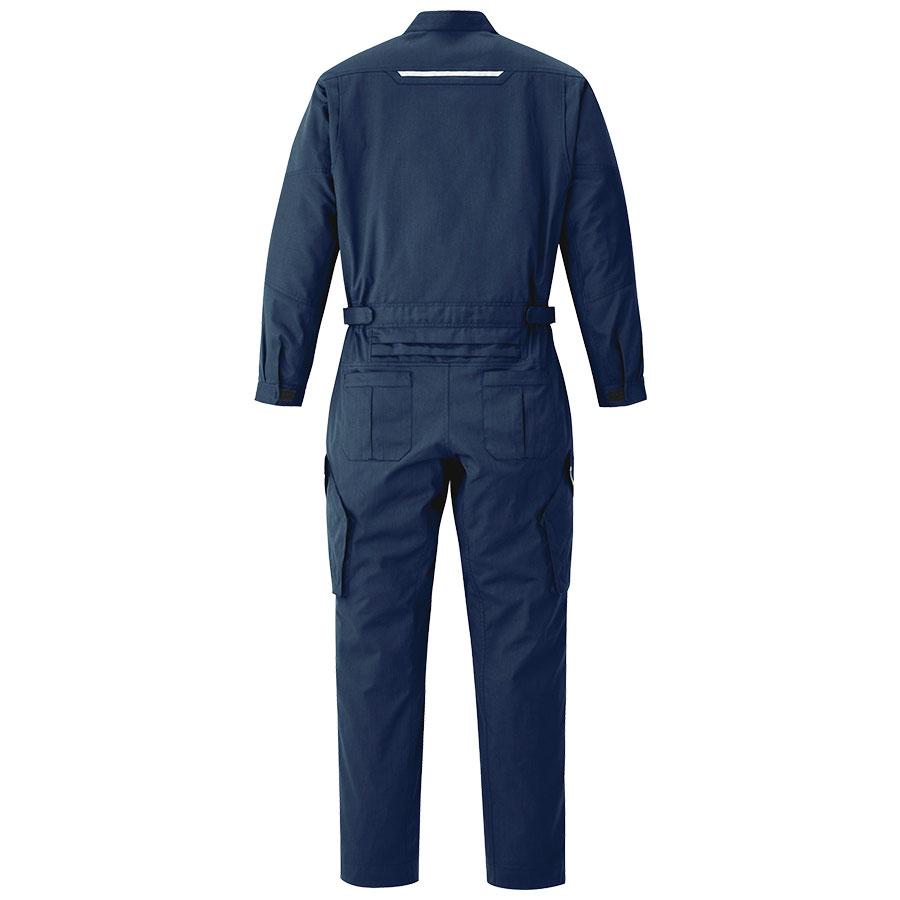 ミドリ安全 作業服 秋冬 ベルデクセル ツナギ VE890シリーズ スカイ