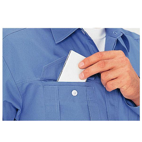 ミドリ安全 綿100% 男子長袖ジャンパー（前ボタン式）GS2406 上 ライト