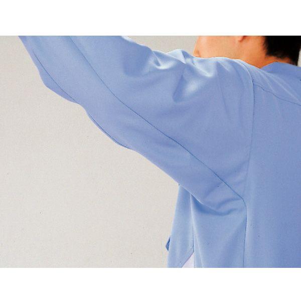 男女共用　半袖ブルゾン　ＲＣ−Ｓ４６３上　ブルー ミドリ安全 男女共用 半袖ブルゾン RC−S463上 ブルー : ミドリ