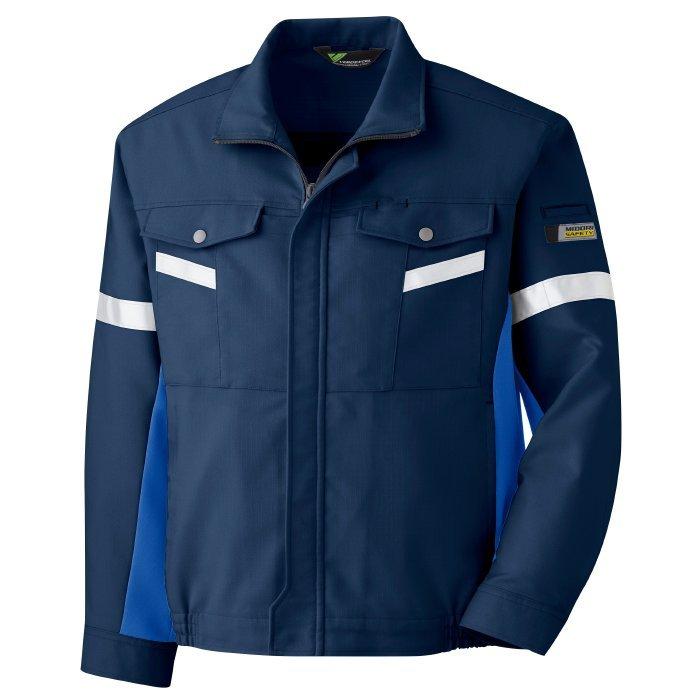 ミドリ安全 作業服 春夏 ベルデクセルフレックス 帯電防止 反射材仕様 長袖ブルゾン VES2540シリーズ 3カラー S〜5L ミドリ安全 作業服 春夏 ベルデクセルフレックス 帯電防止 反射材仕様