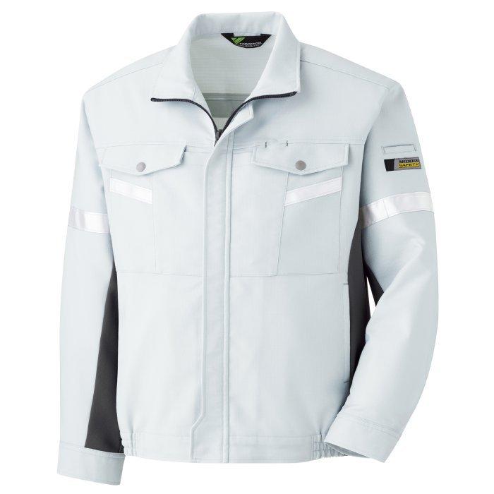 ミドリ安全 作業服 春夏 ベルデクセルフレックス 帯電防止 反射材仕様