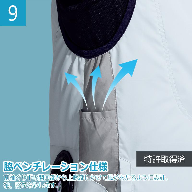 ミドリ安全 作業服 春夏 ハイスペック クールファンベスト (ファン別売