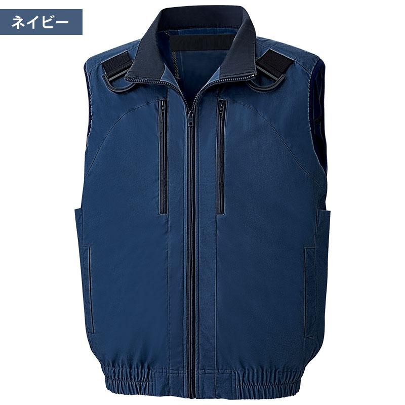 空調服　ミドリ安全クールファン　ベストLLブルーセット WE20FS6-3 31203051.jpg