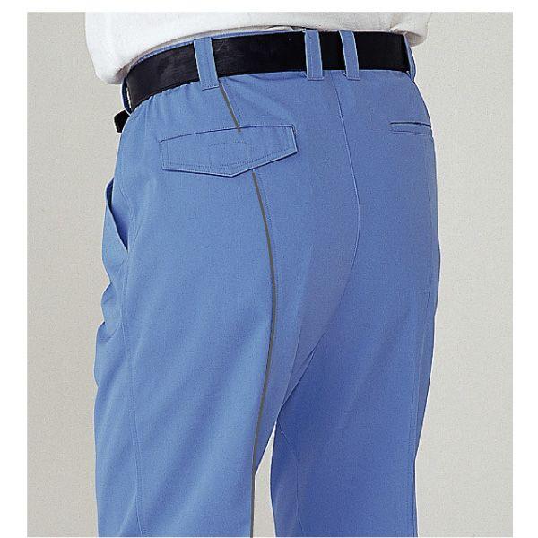 ミドリ安全 混紡 女子サマースラックス LS341 下 シルバーグレー