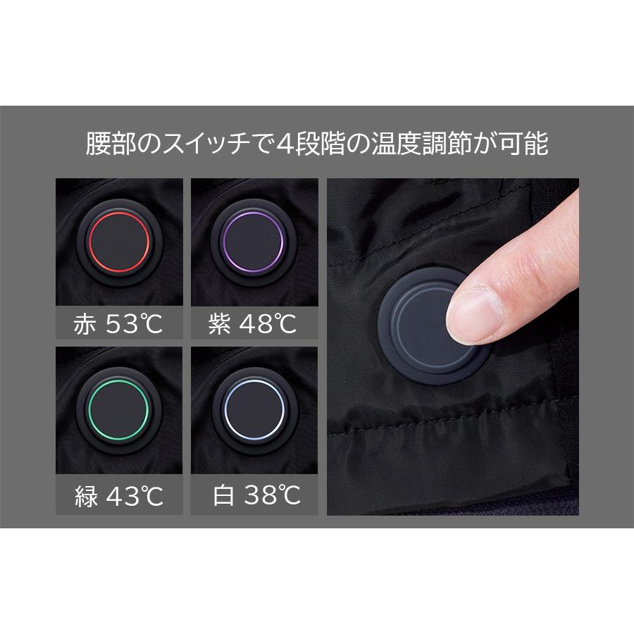 ミドリ安全 作業服 電熱ユニット搭載 防寒ベスト(単体) HE10N3上