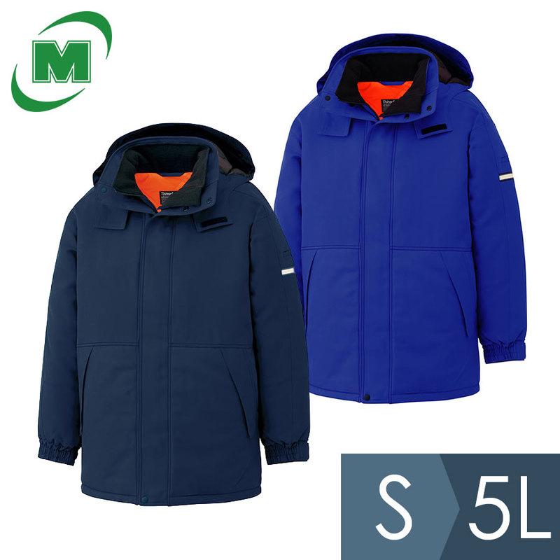 ミドリ安全 作業服 寒冷エリア防寒コート M4060シリーズ ブルー ネイビー S〜5L ミドリ安全 作業服 寒冷エリア防寒コート M4060シリーズ ブルー