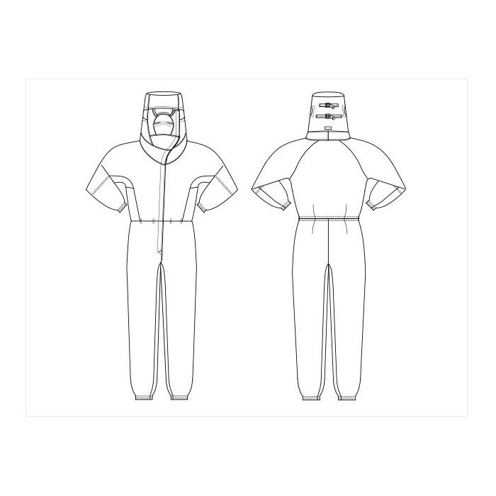 ベルデクセル ミドリ安全 クリーンウェア 通年 ベルデクセル×エレパスU