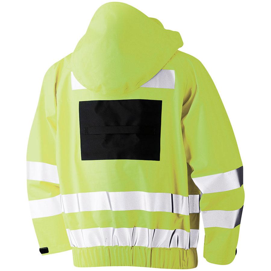 ミドリ安全 雨衣 フルハーネス対応 レインベルデNゴアテックス 高視認