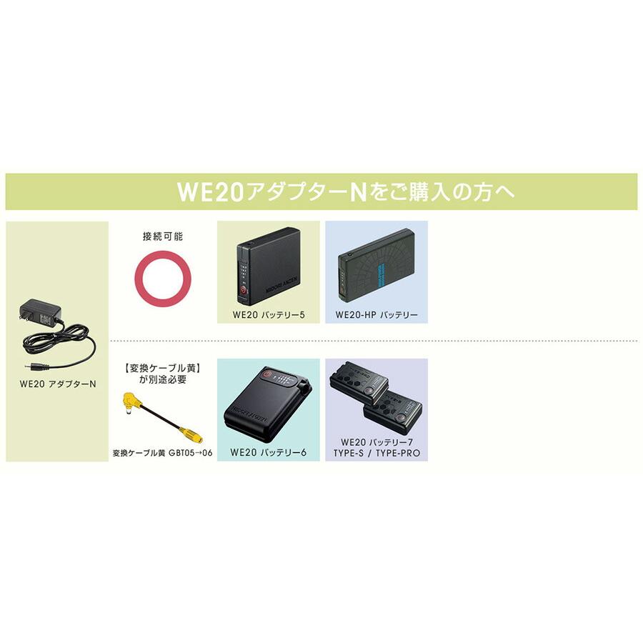 ミドリ安全 クールファン WE20 アダプターN 単体 : ミドリ安全.com