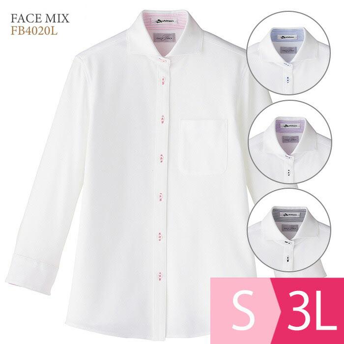 ボンマックス BONMAX 事務服 吸汗速乾 ニット 七分袖ブラウス FB4020Lシリーズ 4カラー S〜3L