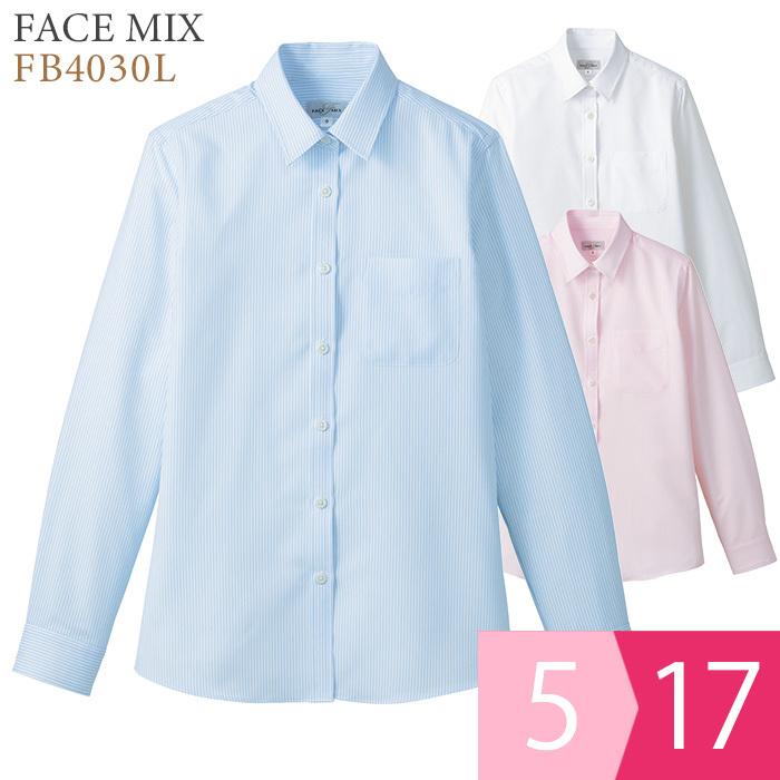 ボンマックス BONMAX 事務服 吸汗速乾 レディス 長袖ブラウス FB4030Lシリーズ 3カラー 5〜17