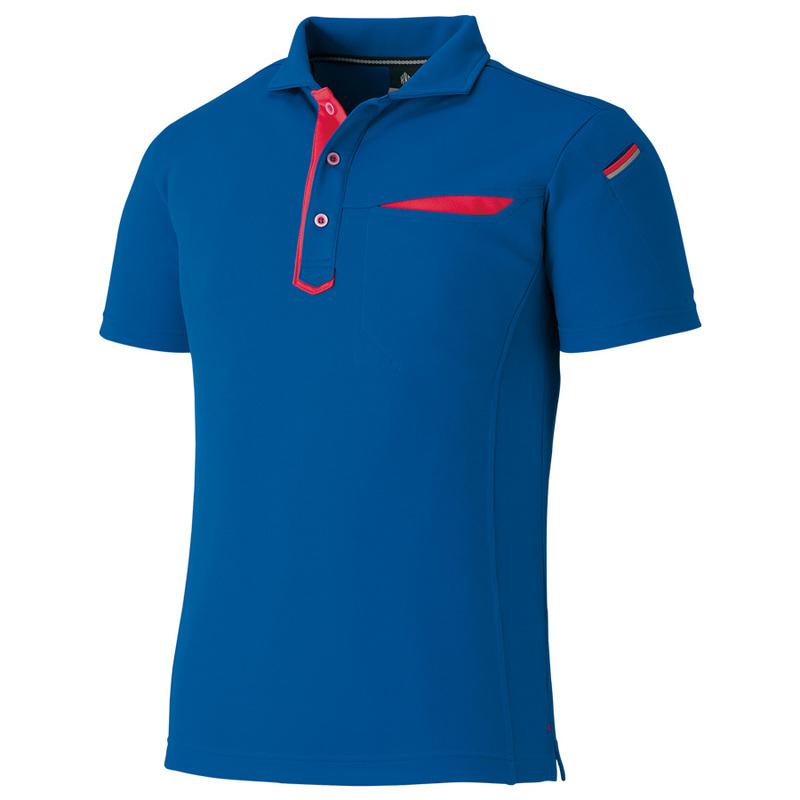 小倉屋 KOKURAYA 作業服 切りポケ半袖ポロシャツ ペン差し 3684