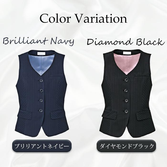 KARSEE カーシー オフィスウェア 女性用 Airswing Suits ベスト EAV-645 ネイビー ブラック 5〜17号 KARSEE カーシー オフィスウェア 女性用 Airswing Suits ベスト EAV