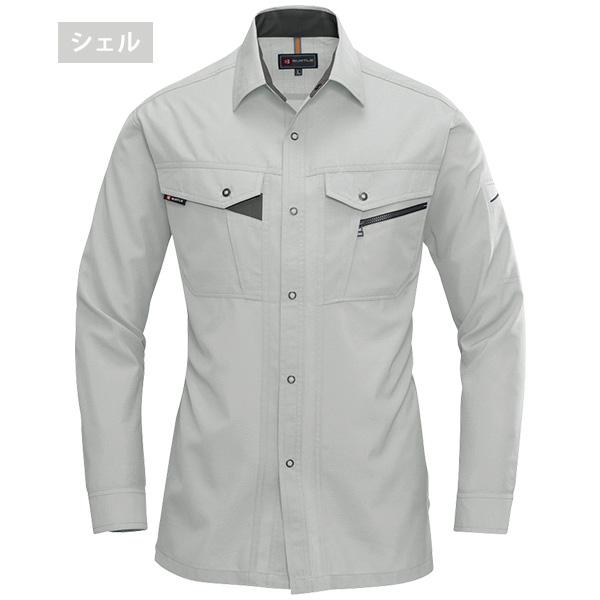 バートル BURTLE 作業服 春夏 長袖シャツ 7063シリーズ 5カラー S〜3L | BURTLE | 08