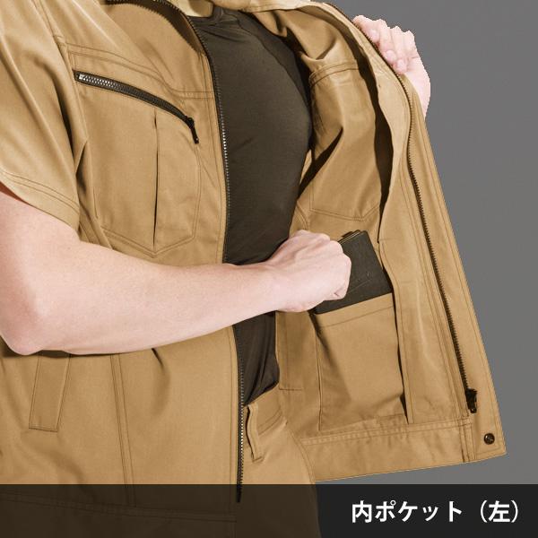 バートル BURTLE 作業服 春夏 半袖ジャケット ユニセックス 6082シリーズ 6カラー SS〜3L | BURTLE | 03