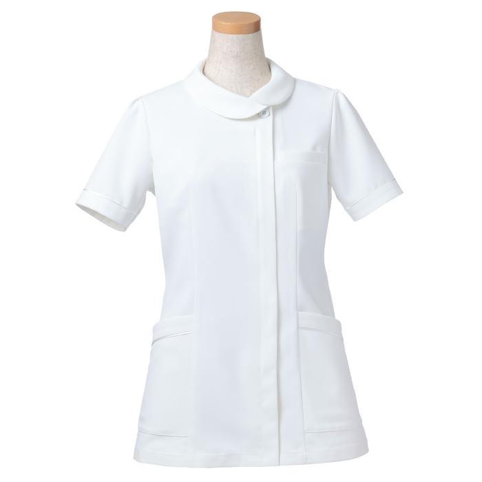 半袖ナースジャケット R8441 21 レディス ホワイト S 4l 白衣 医療 衛生 メディカルウェア ヤギコーポレーション ミドリ安全 Com Paypayモール店 通販 Paypayモール