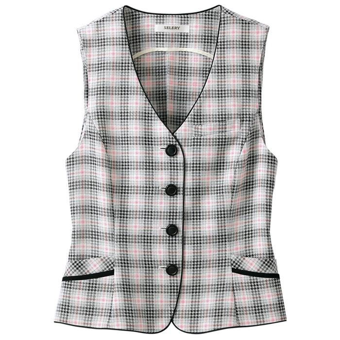 セロリー（SELERY） 事務服 cressai ベスト 0350シリーズ サックス