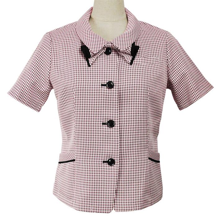 セロリー SELERY 事務服 cressai 半オーバーブラウス 5993シリーズ サックス ピンク 21〜23 セロリー（SELERY） 事務服 cressai 半オーバーブラウス 5993シリーズ