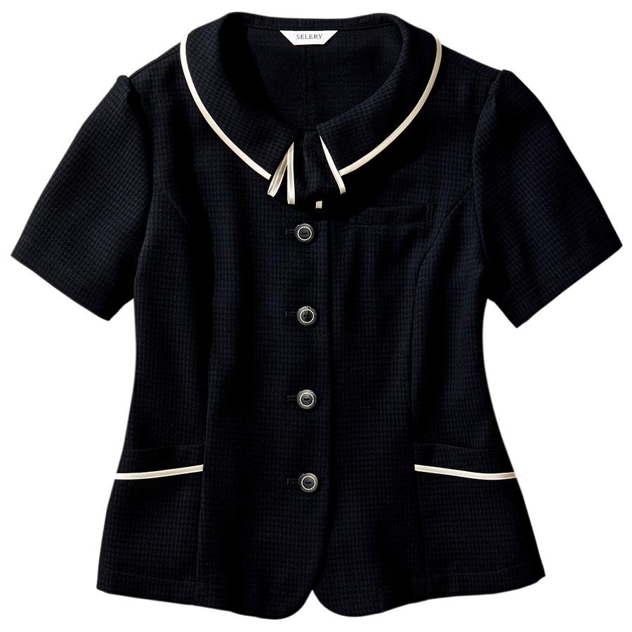 セロリー（SELERY） 事務服 オーバーブラウス 50350 ブラック 5〜19号