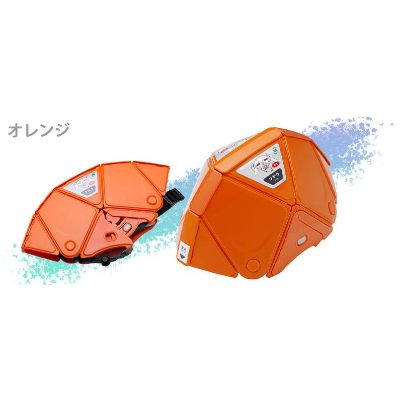 ミドリ安全 折りたたみ防災ヘルメット フラットメット TSC-10 N