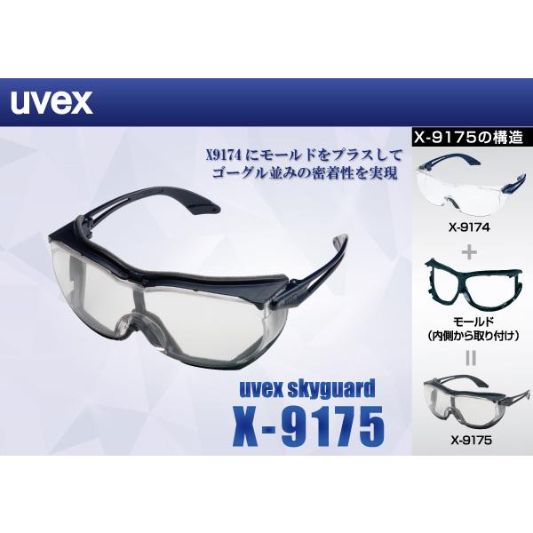 保護めがね X-9175 ウベックス uvex skyguard｜midorianzen-com｜02