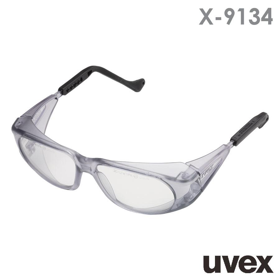 満点の ウベックス 保護メガネ X-9134 uvex meteor 花粉対策 現場 ハードコート 全国総量無料で ライトスモーク