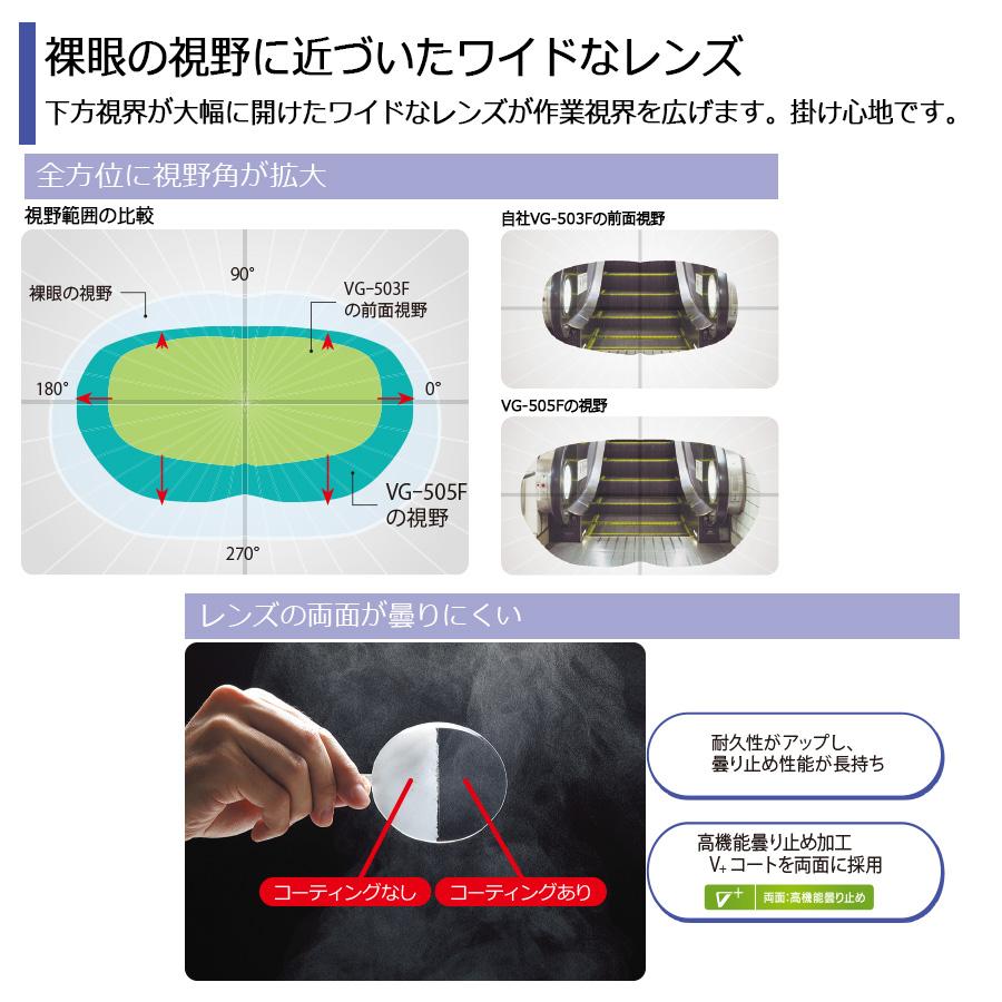 ビジョンベルデ ミドリ安全 VISION VERDE 保護メガネ VG-505F