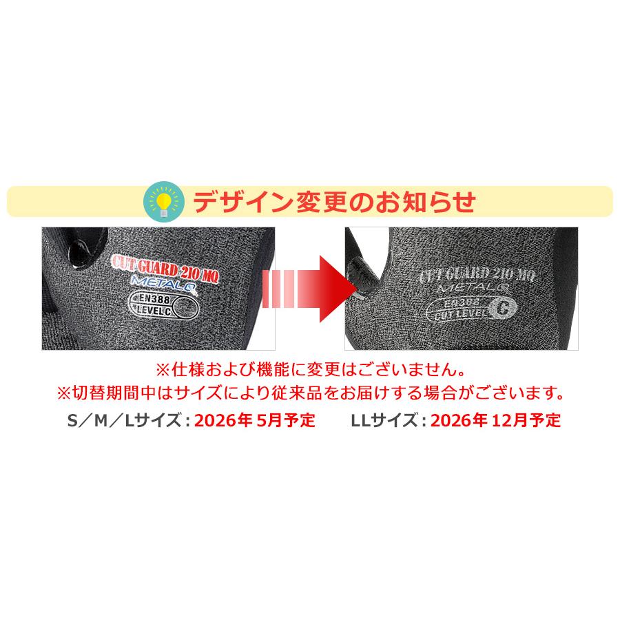 ミドリ安全 耐切創性手袋 カットガード210MQ S〜LL : ミドリ安全.com