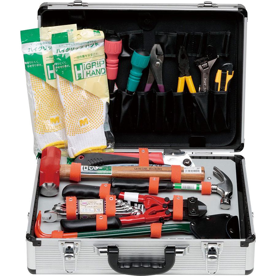 防災用品 救出活動用工具 アルミ救助工具セット :4082112206:ミドリ