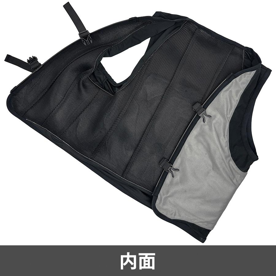熱中対策 気化熱式冷却ベスト ハイドロギアベスト LX-HYG : ミドリ安全