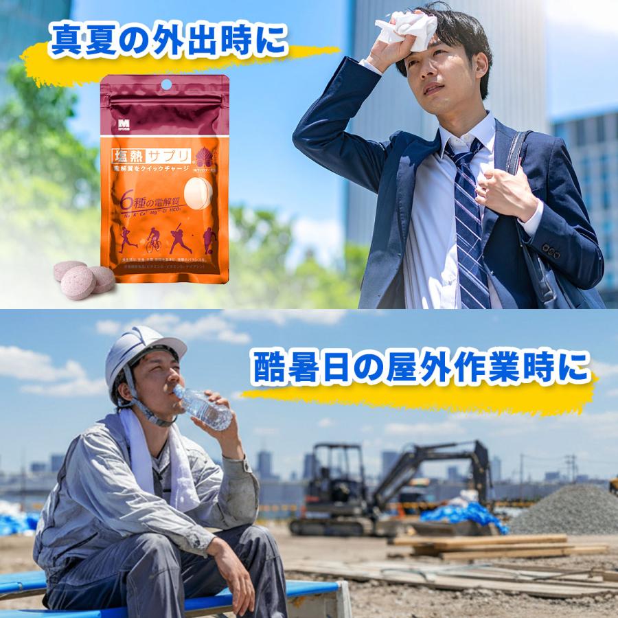 ミドリ安全 電解質をクイックチャージ 塩熱サプリ うめしそ味（梅しそ