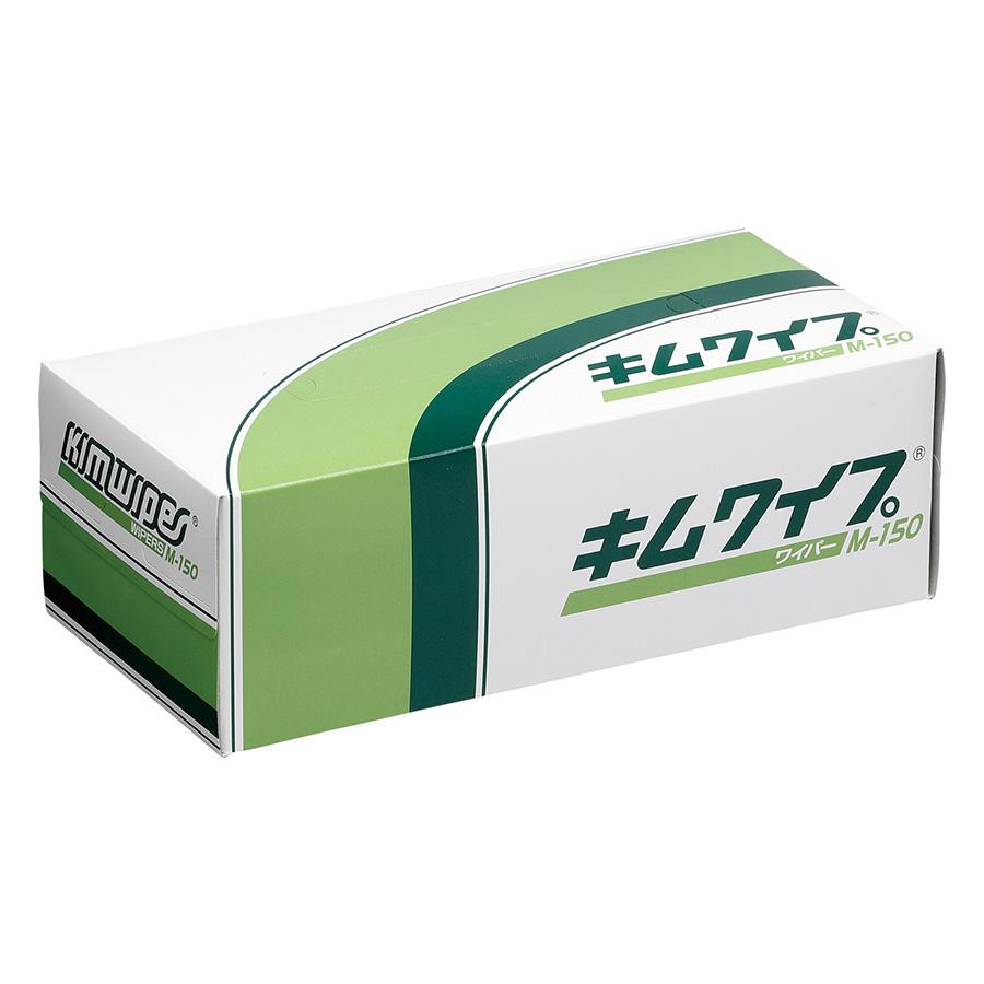 キムワイプ(R) 日本製紙クレシア M-150 150枚×36箱／ケース キムワイプ(R) 日本製紙クレシア M-150 150枚×36箱／ケース : ミドリ
