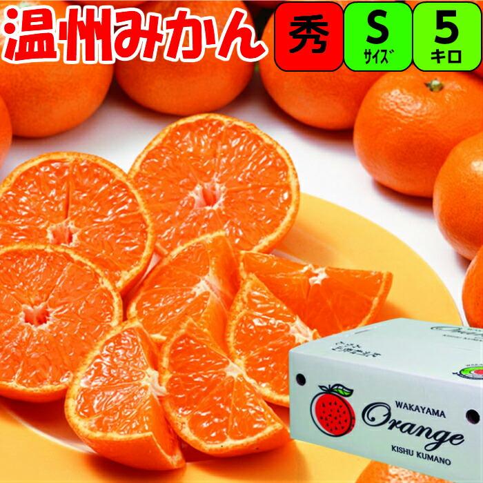 和歌山【秀品】越冬葉付き完熟みかん Sサイズ 5kg 特別栽培 甘さ