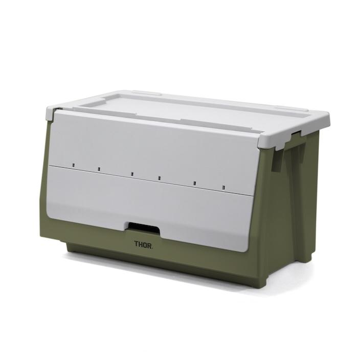THOR 収納ボックス 50L セット 大容量 前開き スタッキングシェルフ ソー 収納棚 米国TRUST社 積み重ね 耐荷重120kg 全5色 衣類収納 | THOR | 20