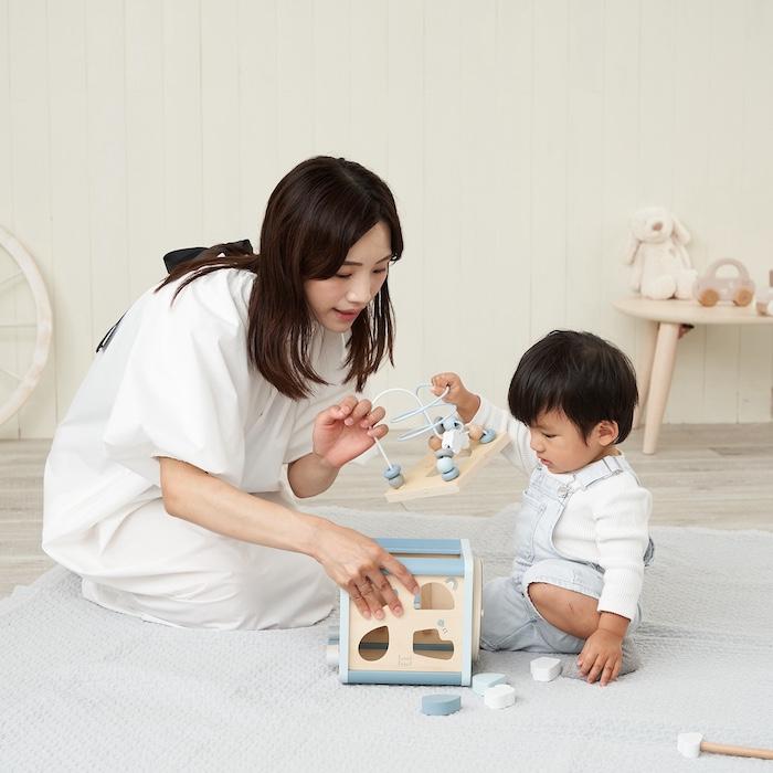 知育玩具 1歳 木製 1台5役 指先トレーニング アクティビティキューブ パズル おもちゃ レーベルレーベル 出産祝い 男の子 女の子 プレゼント ギフト 友達 2歳3歳 |  | 14