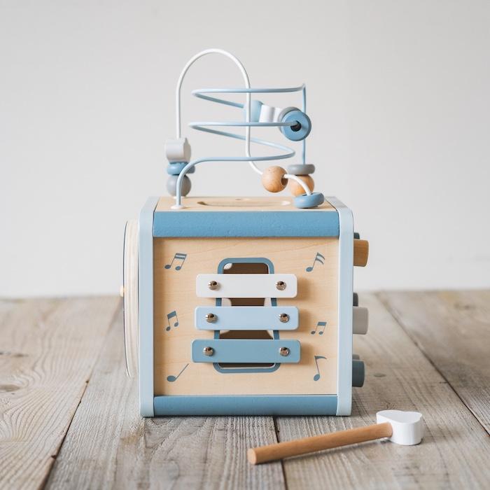 知育玩具 1歳 木製 1台5役 指先トレーニング アクティビティキューブ パズル おもちゃ レーベルレーベル 出産祝い 男の子 女の子 プレゼント ギフト 友達 2歳3歳 |  | 20