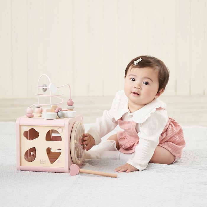 知育玩具 1歳 木製 1台5役 指先トレーニング アクティビティキューブ パズル おもちゃ レーベルレーベル 出産祝い 男の子 女の子 プレゼント ギフト 友達 2歳3歳 |  | 10