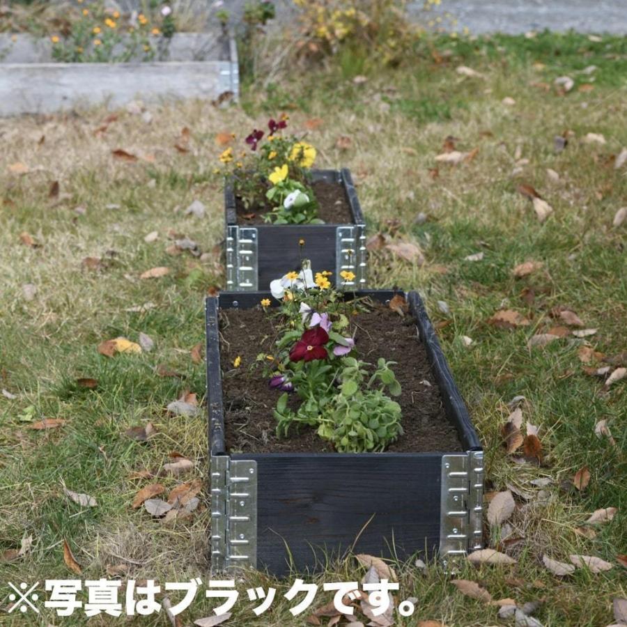 ガーデンボックス 木製プランター レイズドベッド 800×600 ブラック 国産木材 立ち上げ花壇 a+design 家庭菜園 |  | 05