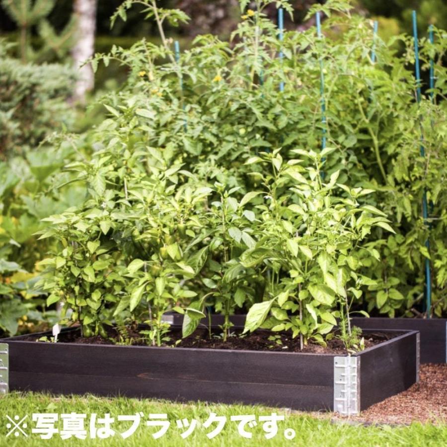 レイズドベッド　プランター　鉢植え　家庭菜園　　　　　ブラック ガーデンボックス 1200×400 ブラック 花壇 プランター 家庭菜園 野菜