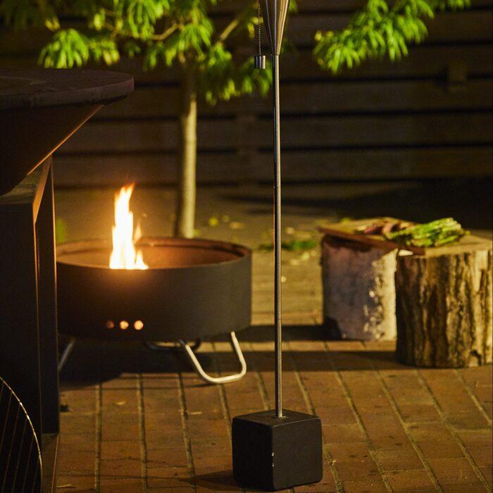 ガーデントーチ ポータブル 松明 たいまつ トーチ ライト 照明 オイルトーチ 炎 組み立て式 a+design |  | 03